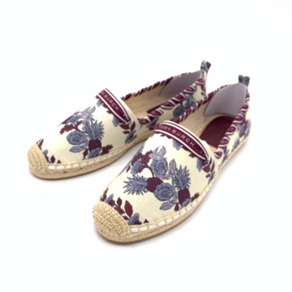 NIB Tory Burch GROSGRAIN ESPADRILLE, 7.5 - Picture 2 of 6